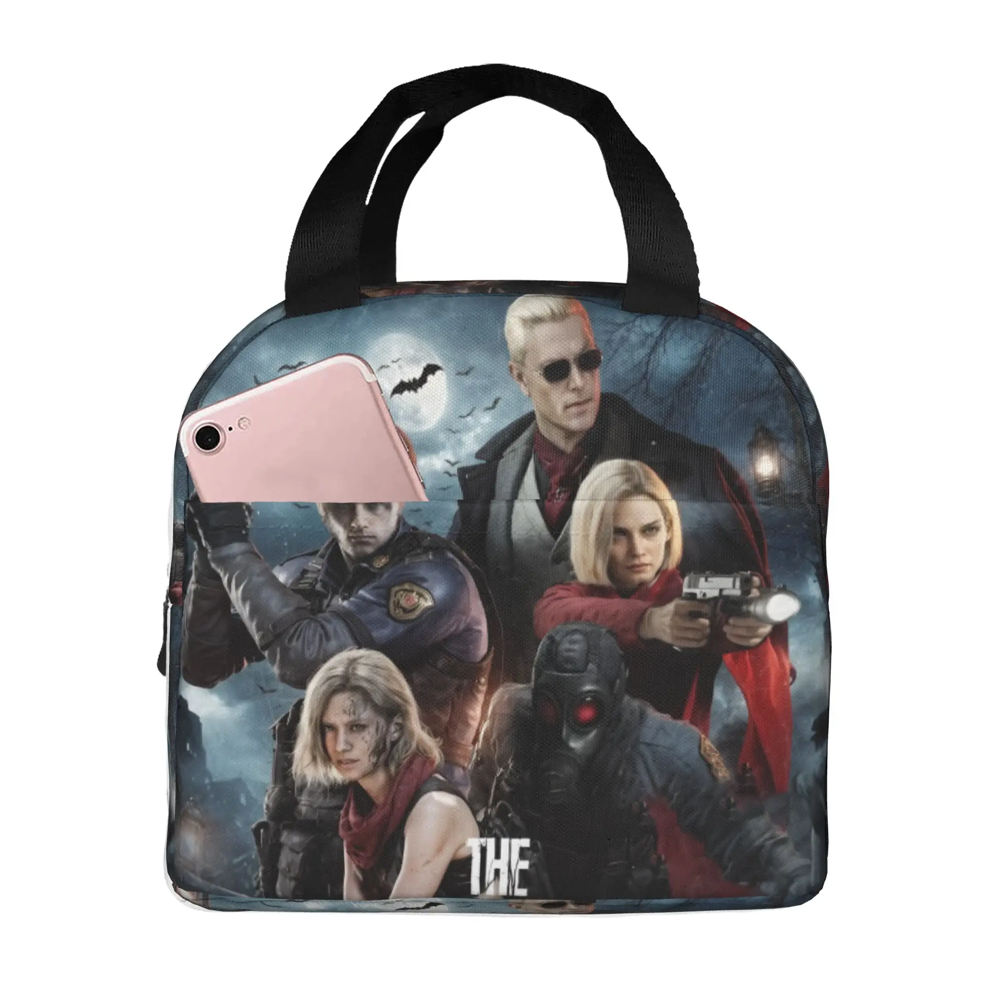 R-Residents Evils 9 Resuable Lunch Boxes Leakproof Action Adventure Game Thermal Cooler Food Insulated Lunch Bag Office Work