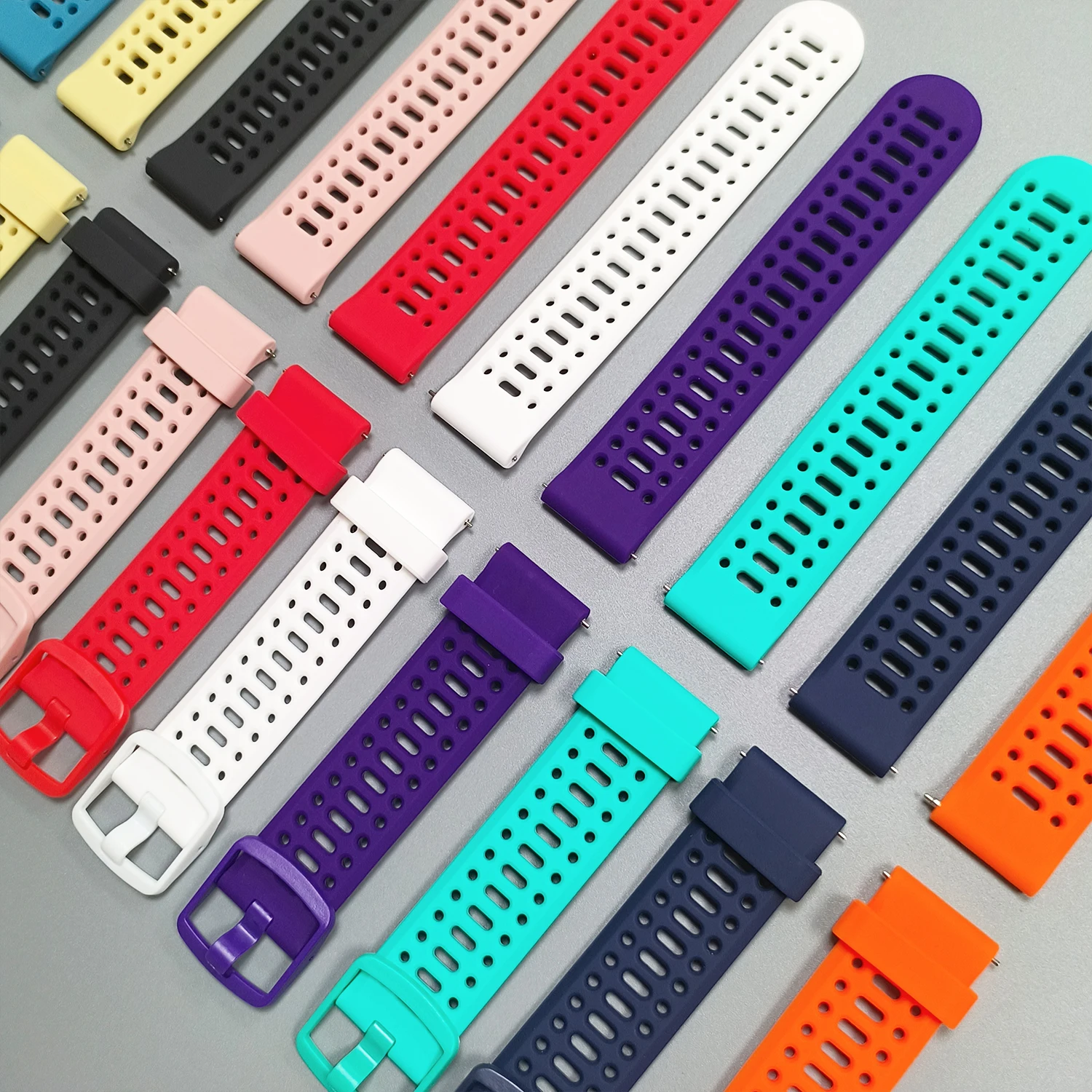 20 مللي متر 22 مللي متر سيليكون الفرقة ل Amazfit Bip 6 46 مللي متر/التوازن/نشط 2 حزام/GTR 4 2 2E GTR 4 3 Pro/GTS 4 2 سوار بديل صغير