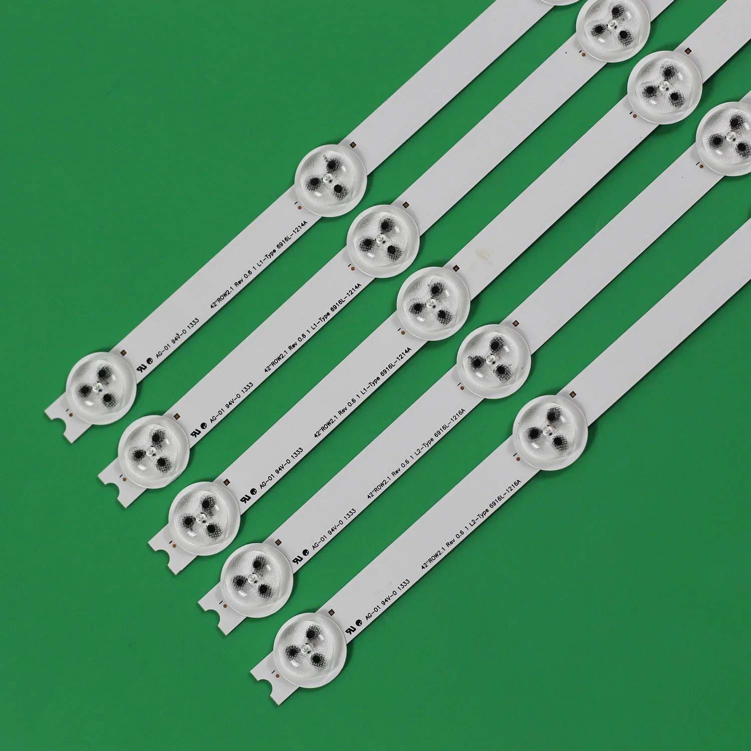 New 10 PCS/set LED Backlight Strip for 42LA6130 42LN540U 42LN5707 6916L-1338A 6916L-1339A 6916L-1340A 6916L-1341A