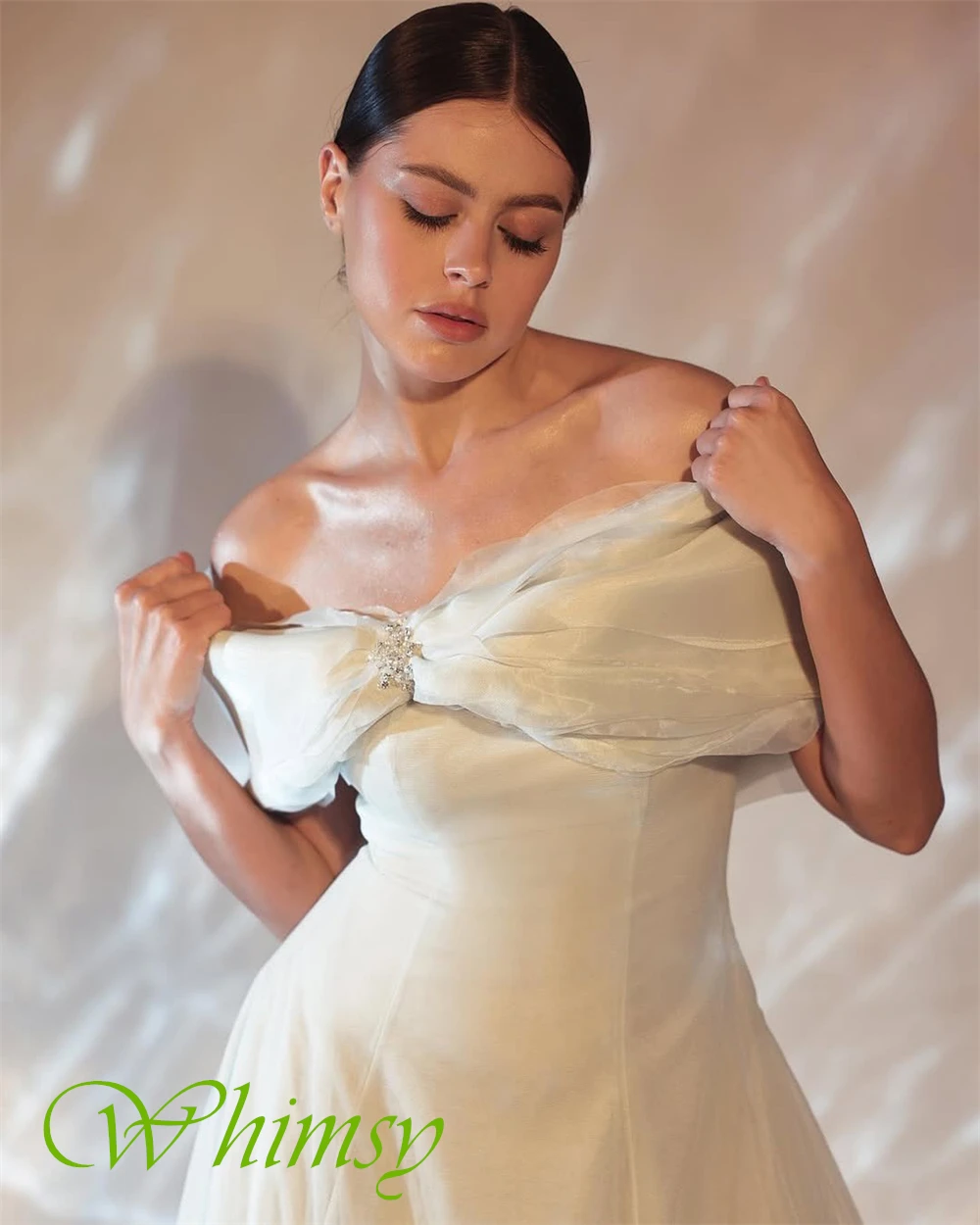 تخصيص أنيقة قارب الرقبة الأورجانزا مساء اللباس الفاخرة كريستال فساتين العودة للوطن مزاجه فساتين مناسبة مخصصة