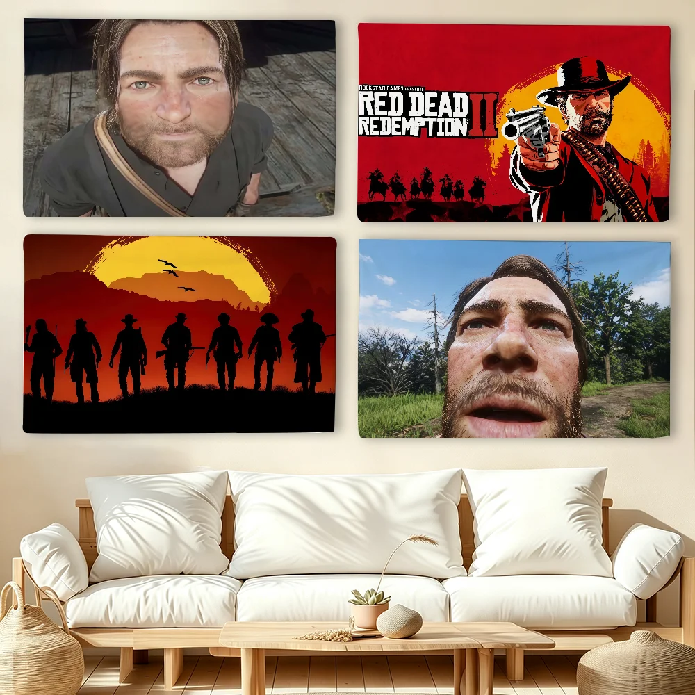 Game R-Red D-Dead R-Redemption flag For Living Room Home Dorm Decor Wall Outdoor Camping Party Banner Gifts