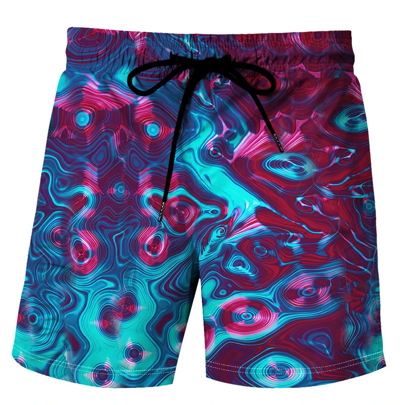 

Men's Summer Beach Shorts Trend Everything SuitableFor Leisure Vacation Swimming, Etc., Pattern Trend 3D Printing Style