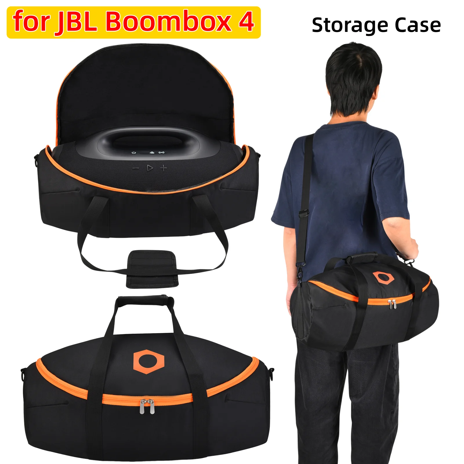 

Портативная сумка для колонки JBL BOOMBOX 4, звукопроницаемые чехлы для колонки BOOMBOX 4, прозрачный кейс для путешествий и использования на открытом воздухе