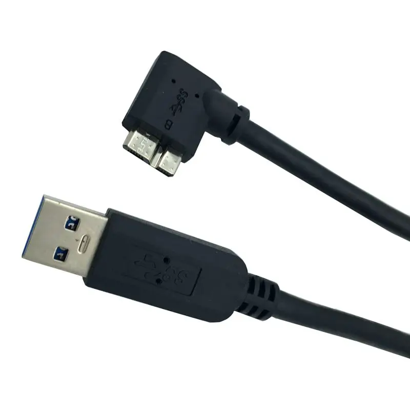 USB 3.0 AM To Micro BM 90 Degree Elbow Right Portable Storage Device Digital Camera Cable Data Cable