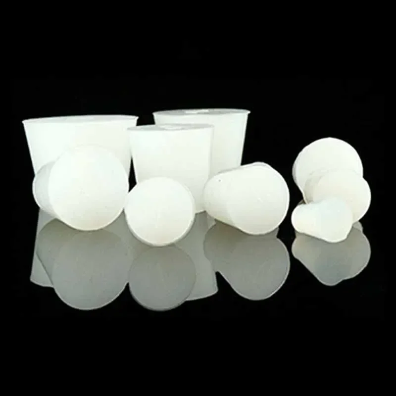 Solid Silicone Stopper Conical Rubber Plugs High Temp Sealing For Electroplating Oxidation Shielding Powder Coating Cover 1Pc