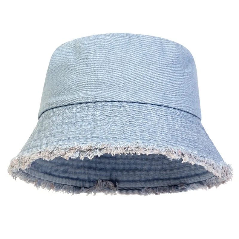 Neutral Denim Bucket Hat,fashionable Sun Protection Caps for Men and Women,suitable for Daily Wear,Outdoor,Beach,Travel