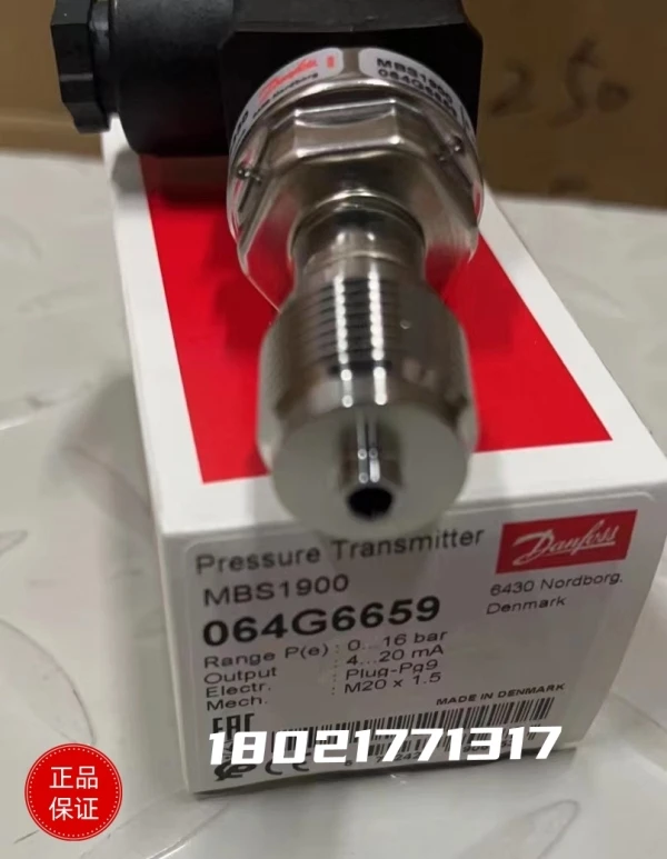 Danfoss MBS1900 Pressure Sensor Suitable For Water And Air Media 4-20mA Transmitter Original Imported