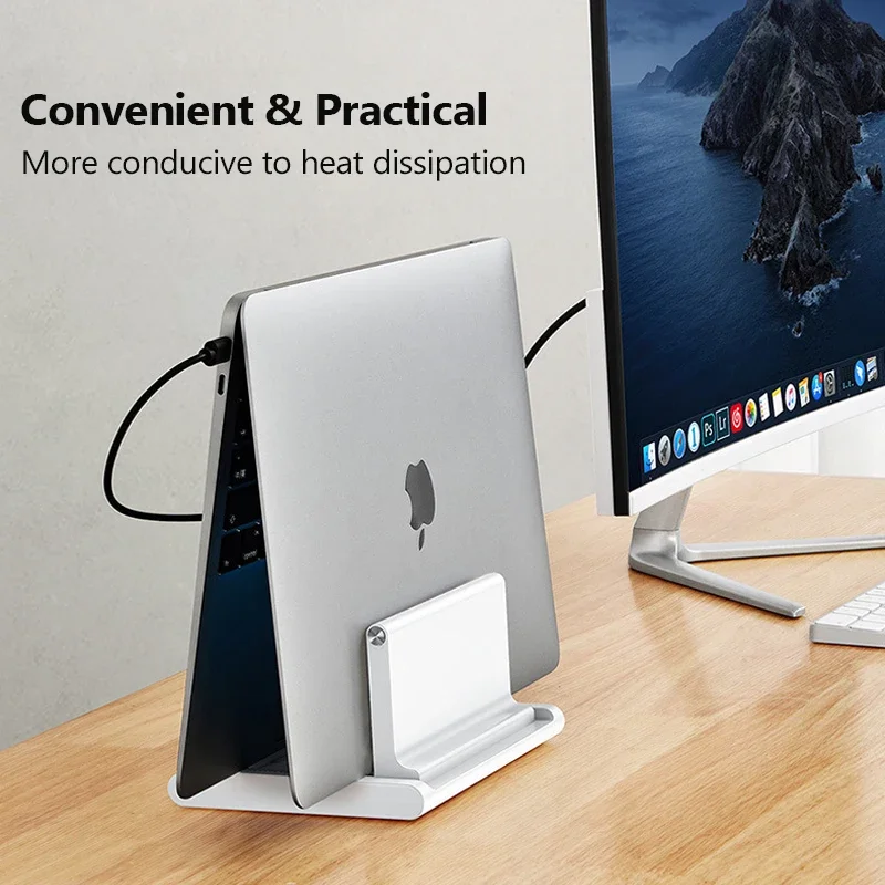 Vertical Laptop Stand Adjustable Holder For MacBook Air M1 Mac Book Pro Lenovo Huawei HP Dell IPad Notebook Base Tablet Holder