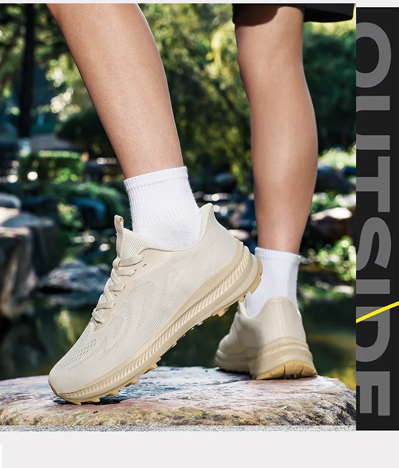 2026 Neu eingetroffene Herren-Wanderschuhe: Atmungsaktive Schnür-Trekking-Schuhe für Herren mit Dämpfung für Outdoor-Klettern und Tourismus – Detail 20