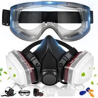 6200/7502 Respirator Mask Protective Mask Industry Painting Spray Dust Gas Mask With 501 5N11 6001CN Chemcial Half face Mask