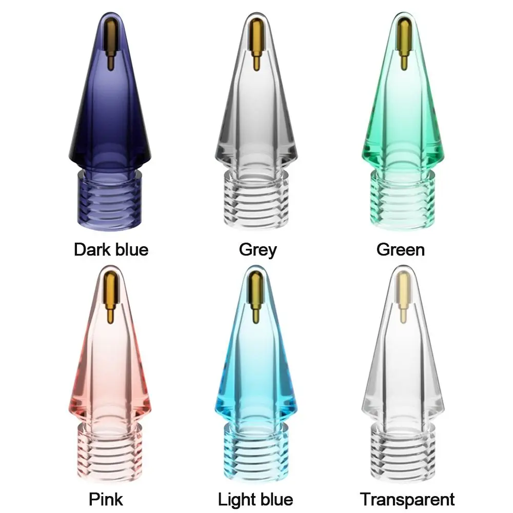 Clear Replacement Tips Transparent Color For iPad Pen Tips 1/2 Gen Tips for iPad/Apple Pencil/1st 2nd Generation