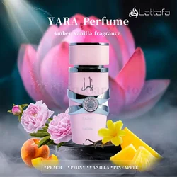 Yara Parfporina Mujer Arabian Lattafa Noodles for Women, Originales Amber Vanilla Fragrance, Sweet Candy Scent, Lasting Lady Gifts