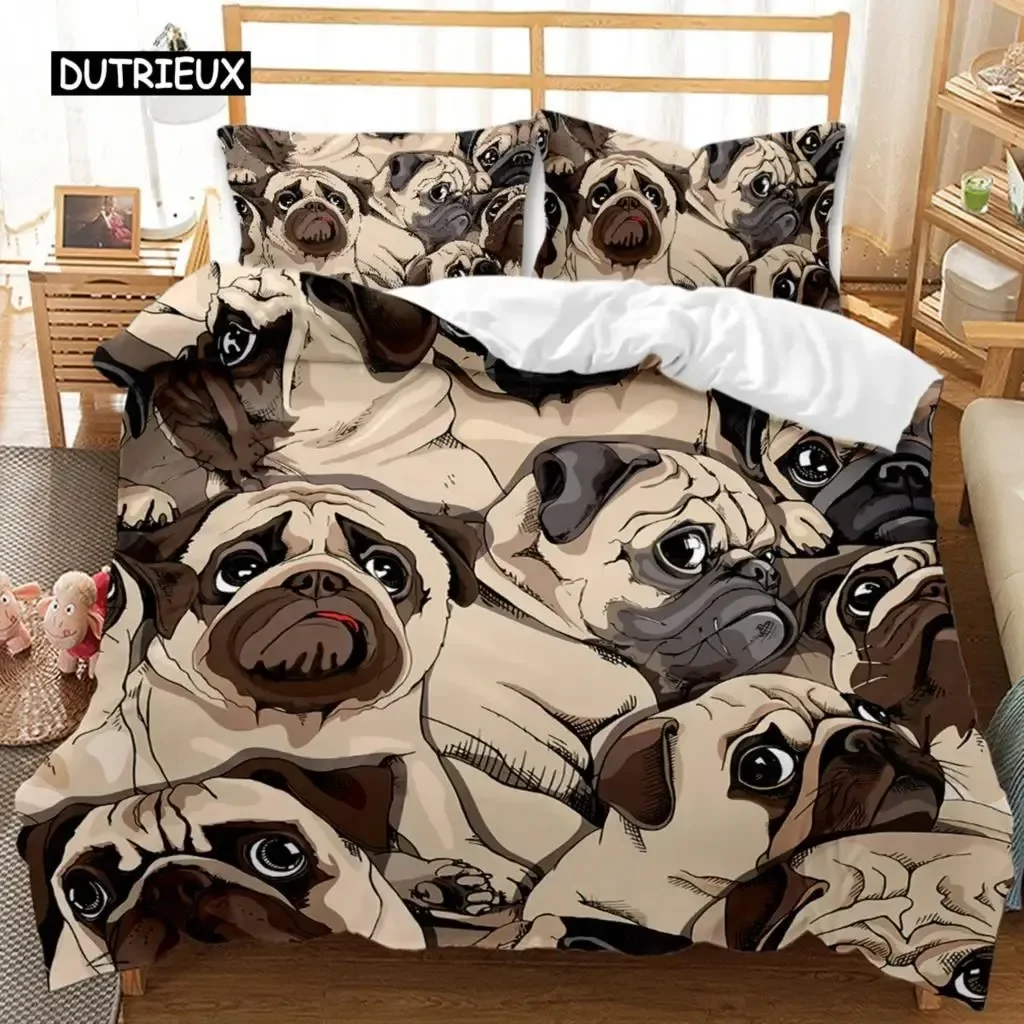 

Dog Bedding Set German Shepherd Cute Pet Dog Animal Duvet Cover Sets Bed Linen for Adults Children Dog Lover Gift Bedroom Decor