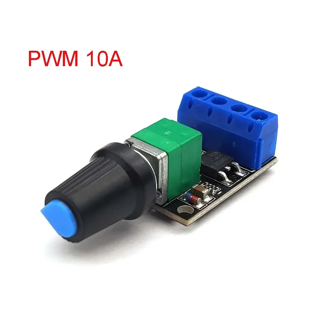 High Linearity 5V 9V 12V 10A PWM DC Motor Speed Controller LED Dimmer Dimming Module Adjustable Speed Regulator Control Switch