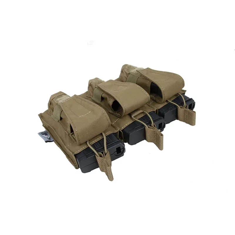 TMC NEW Molle Triple  Kangaroo 5.56 M4 MAG Pouch Bag for Tactical Vest Front Panel