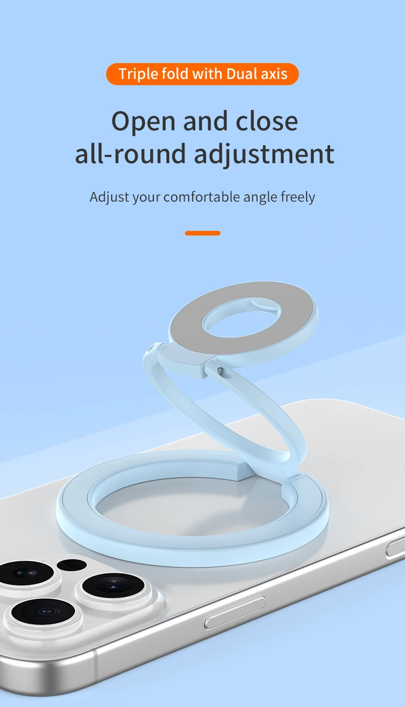 Für Magsafe Handy Griff Doppelseitige Magnetische Ring Telefon Halter Handys Ständer Telefon Zubehör Unterstützung Telefon Grip Tok – Detail 9