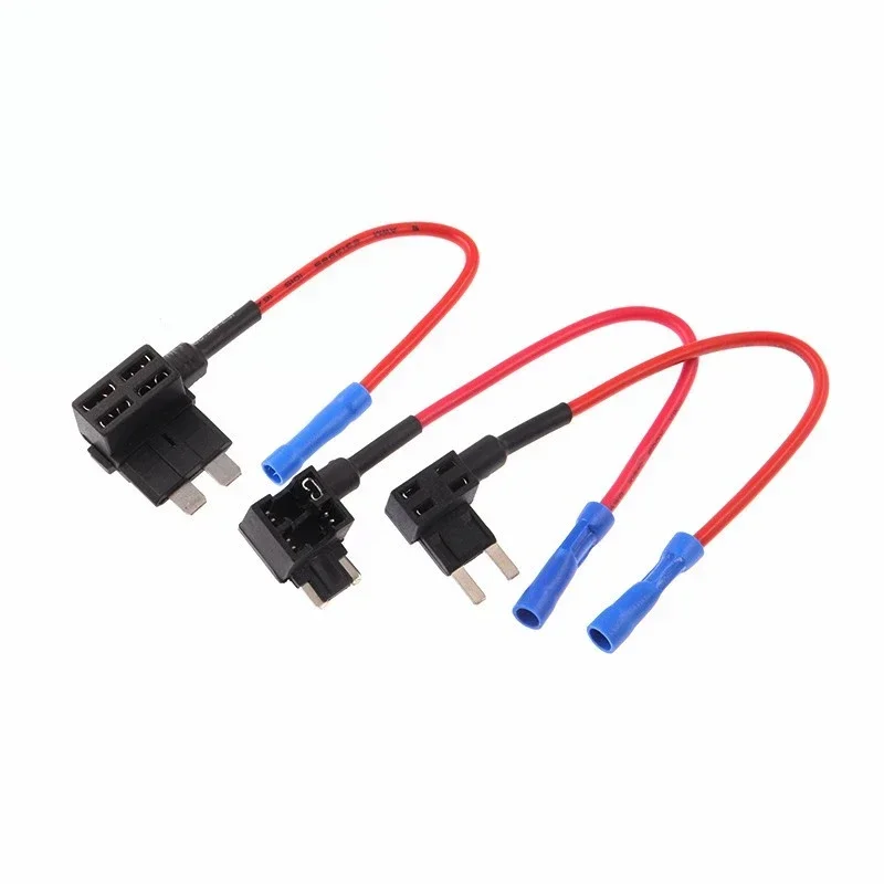 Car Mini Fuse Box Circuit Adapter ATM Blade Fuse for Car Van Motorcycle RV Boat Tractor TAP Adapter