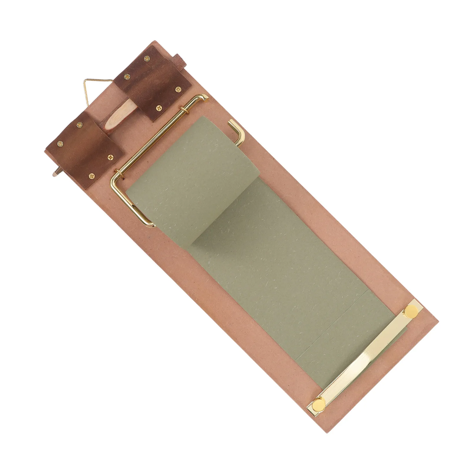 1Set Rustic Metal Wall Mounted Paper Roll Holder with Pen to Do List Board Memo Notes Dispenser Decorative Message Board