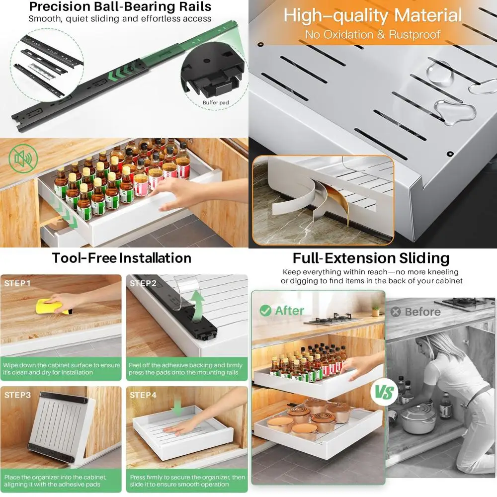 2Pack Pull Out Cabi…