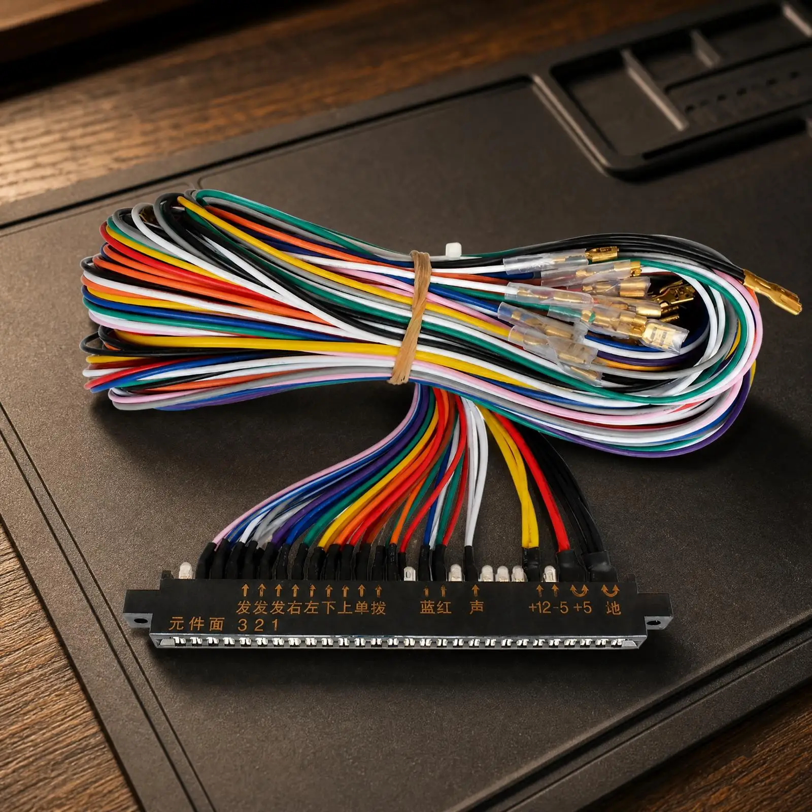 28P Arcade Wiring Harness Cable for Fighting Game Cabinet Two Player Console Repair Parts