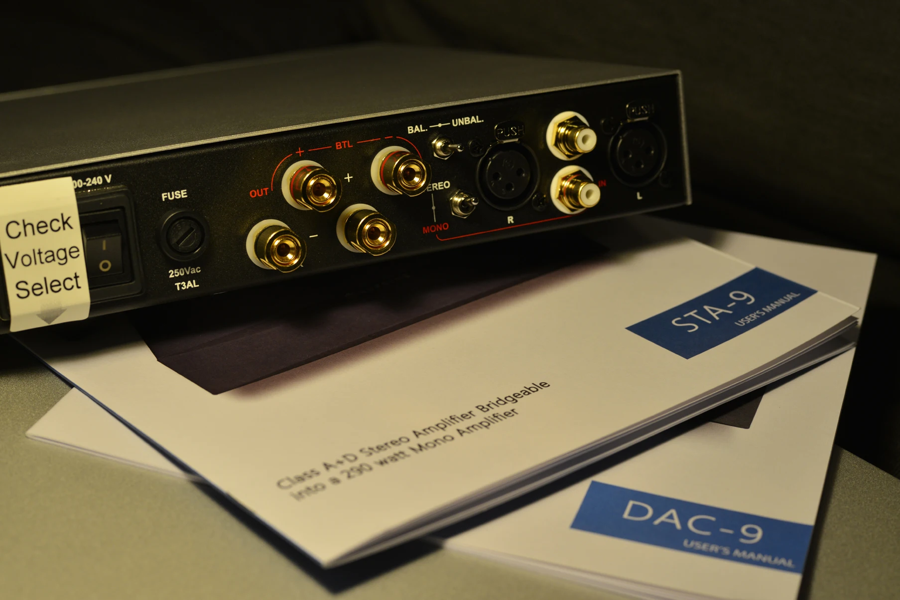 NuPrime STA-9 стерео задняя ступень A + D мощный моноусилитель 120 Вт + 120 Вт