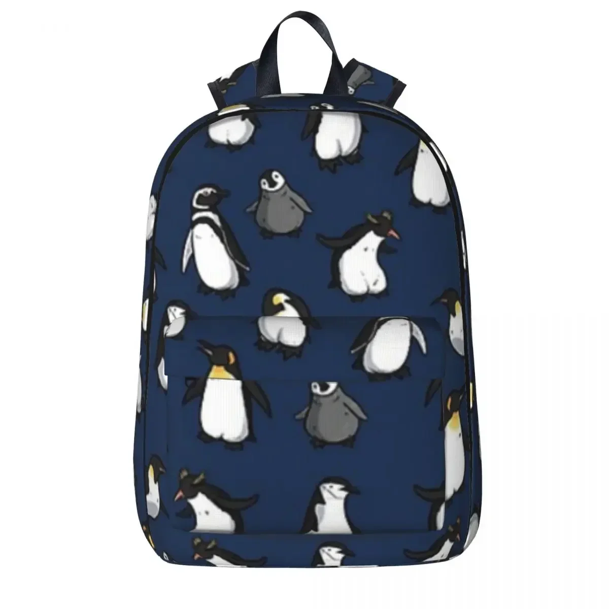 

Cute Penguin Pattern (Dark Blue Variant) Backpack Waterproof Children School Bag Laptop Rucksack Travel Large Capacity Bookbag