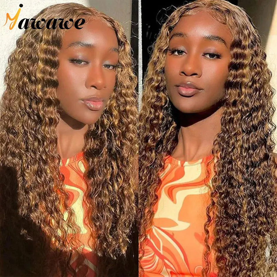 Wear Go Glueless Wig Water wave 4x4 HD Lace Closure Glueless Human Hair Wigs Ready To Wear Pre Cut Pre plucked Yawawe hair