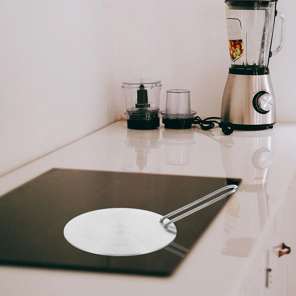 

1 set 1 Set Stainless Steel Induction Plate Adapter Heat Diffuser Cooktop Kitchen Essential Thermal Guide Even Heat Distribution