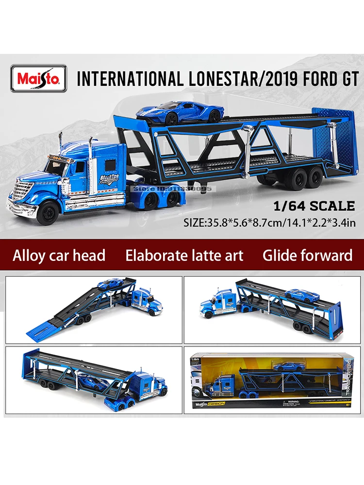 Maisto 1:64 MACK Anthem LoneStar UP Transport Casting