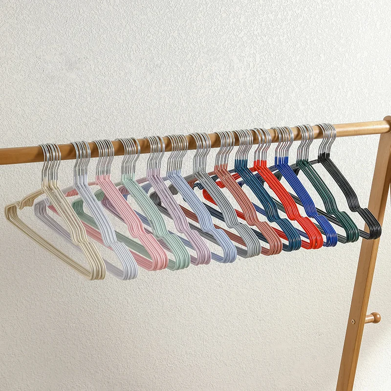 Clothes Rack Non-slip And Non-trace Household Dip Plastic Drying