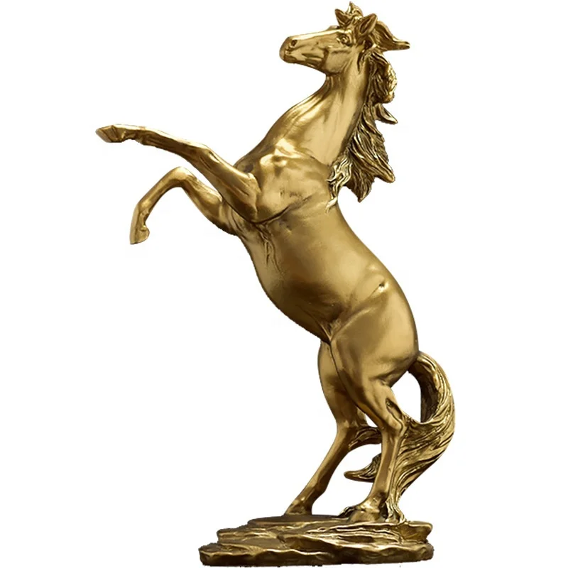 

￥#Custom 3D Cute Horse Racing Polyresin Animal Statue Fiberglass Angel Style for Home Decor Birthday Business Gift for Christmas