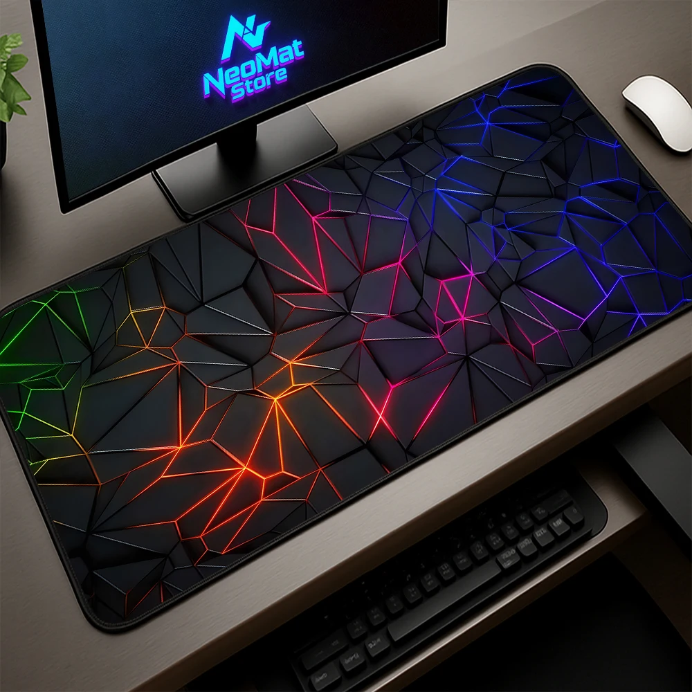 

Gaming Maus Pad 1000x50 Black Big 3d Mouse Pad 1200 Computer Deskmat Xxl Office Table Setup Gamer Room Decoration Giant Mousepad