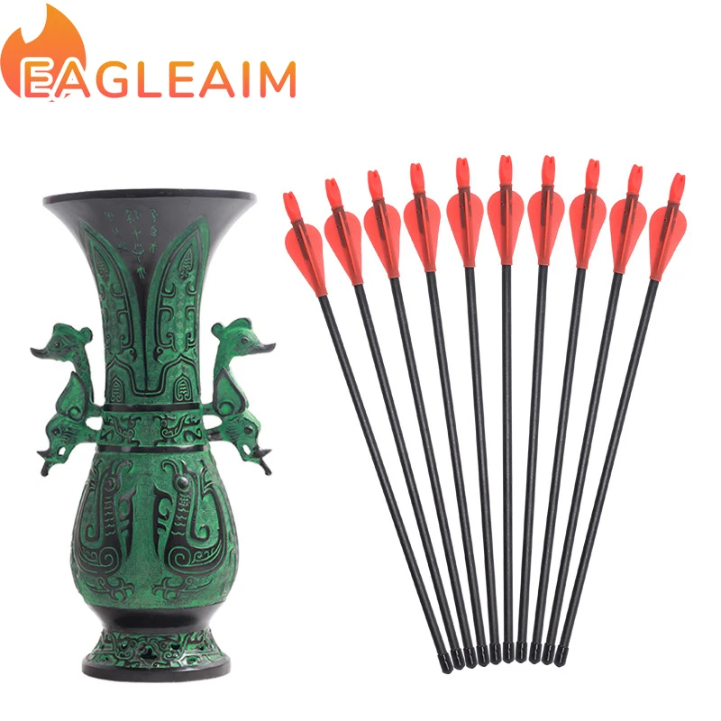 

Shooting Sports Game Short Glass Fiber Arrow Pot Arrow Bow and Arrows Flower Bird-throwing PotGame For Child Women Men Tradition