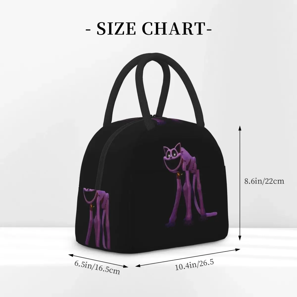 CATNAP Monster Insulated Lunch Bag for Women Kids Portable Food Boxes Thermal Lunch Box Tote