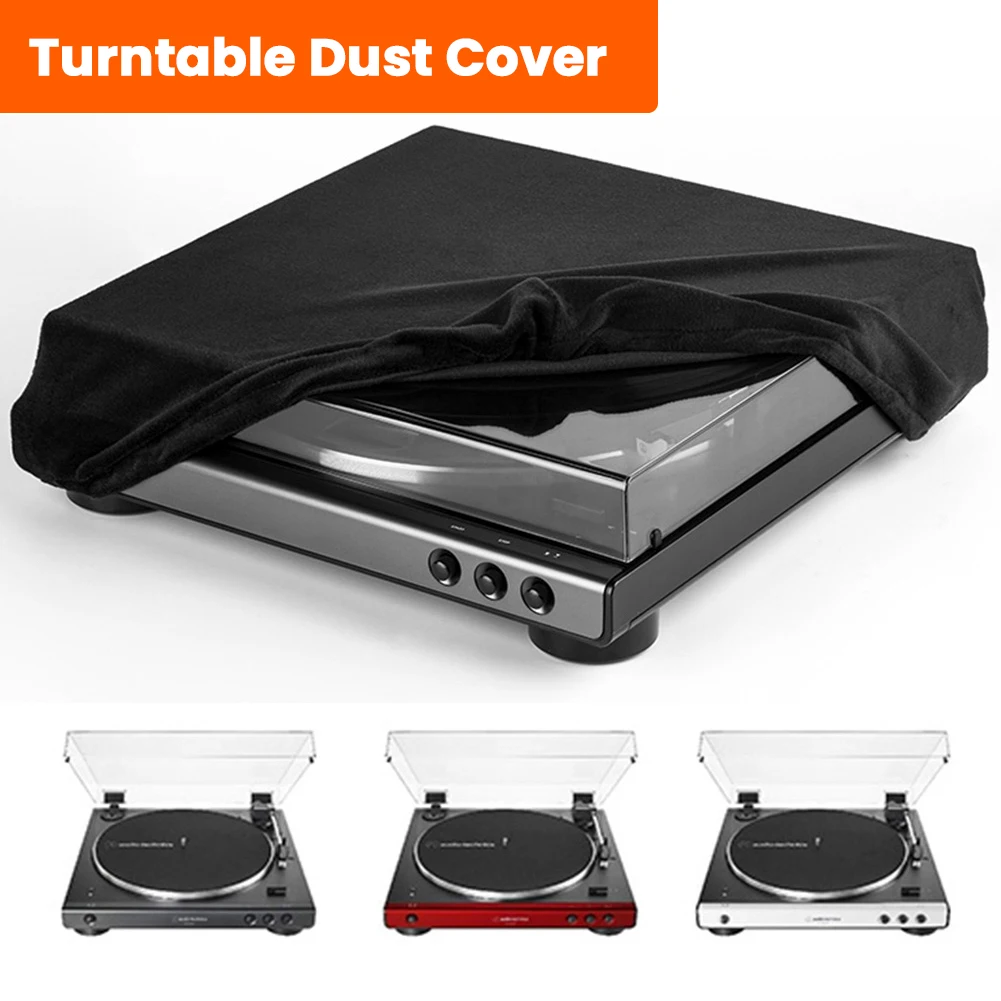 Turntable Dust Cover Spandex High Elasticity  Protective Cover Turntable Dust Case Sleeve for Audio-Technica AT-LP60XBT