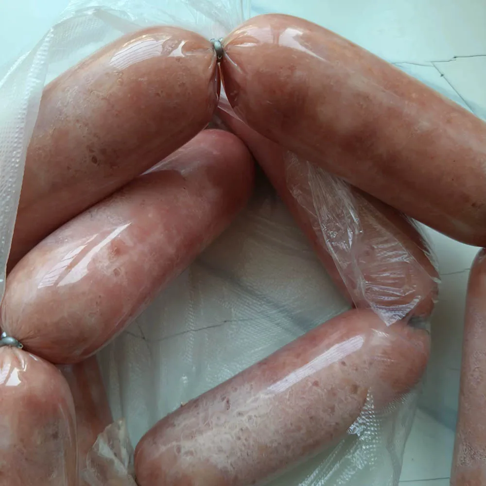 1-50Mx80mm Clear Plastic Sausage Casing Meat Sausage Packing Tools Sausage Shell Ham Burger Maker Tools Diameter 50mm BBQ Tools