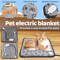 Pet Supplies Dog Mat Electric Blanket Double-sided Waterproof Adjustable Temperature Constant Temperature Anti-bite Tube Pet Mat