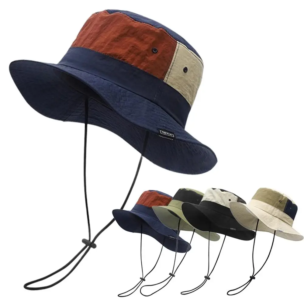 Sombrero de pesca anti-UV de ala ancha transpirable secado rápido - imagen 4