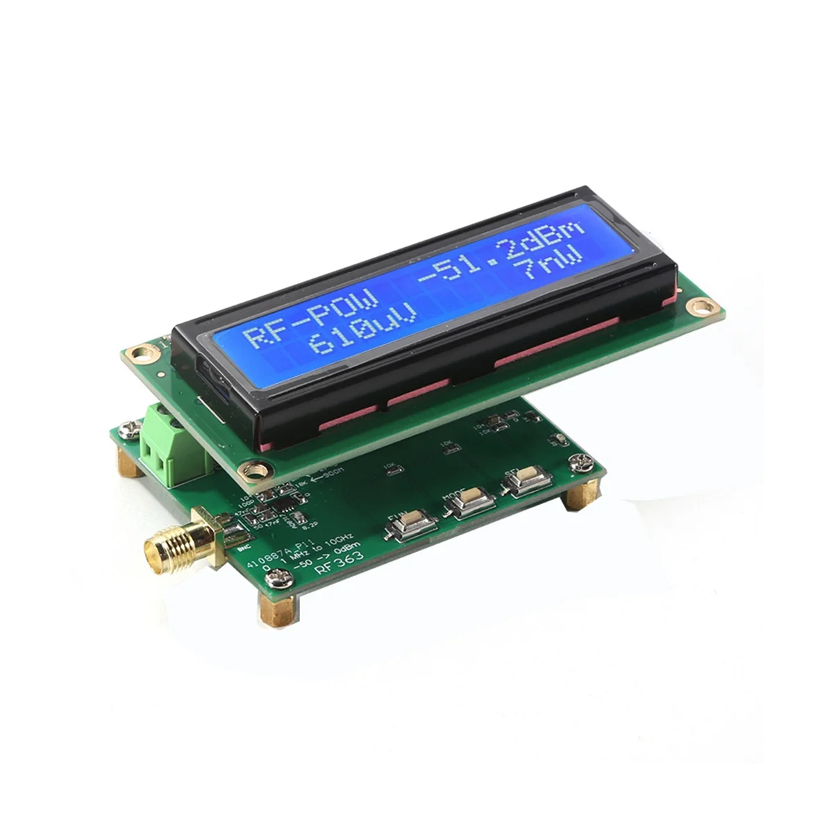 Multi-Function Convenient 1MHz-10GHz -50-0DBm Power Meter Programmable RF Power Attenuation Value RF Power Meter