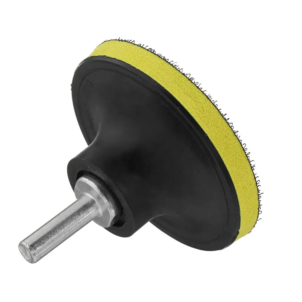Disco de pulido de fieltro para lijadoras eléctricas, almohadilla de respaldo de Disco, papel de lija autoadhesivo, soporte de Disco, placa de bucle