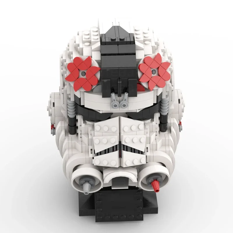 779PCS MOC Star Battle AT-AT Pilot Helmet Collection Famous Film Model Building Blocks Stacking Bricks Creative Kid Toy Gift Diy