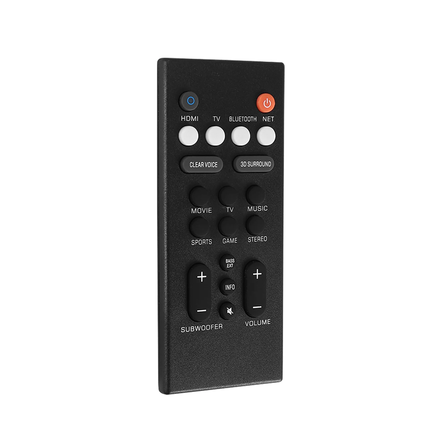 L-Latest Remote Control ABS Speaker Replacement Remote Controller for Yamaha YAS-209 YAS-109 Speaker