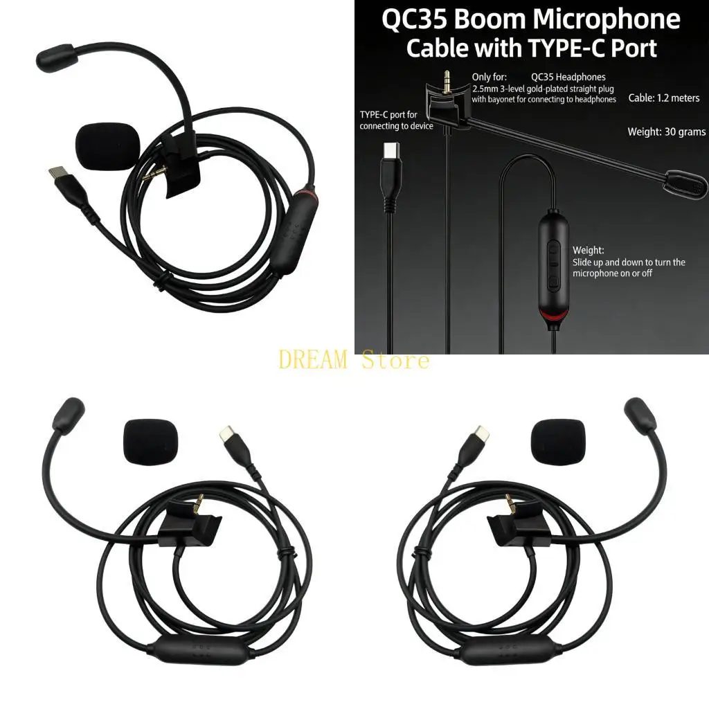

Качественный сменный музыкальный кабель, совместимый с гарнитурами QC35, проводной шнур со встроенной кнопкой управления лучшая