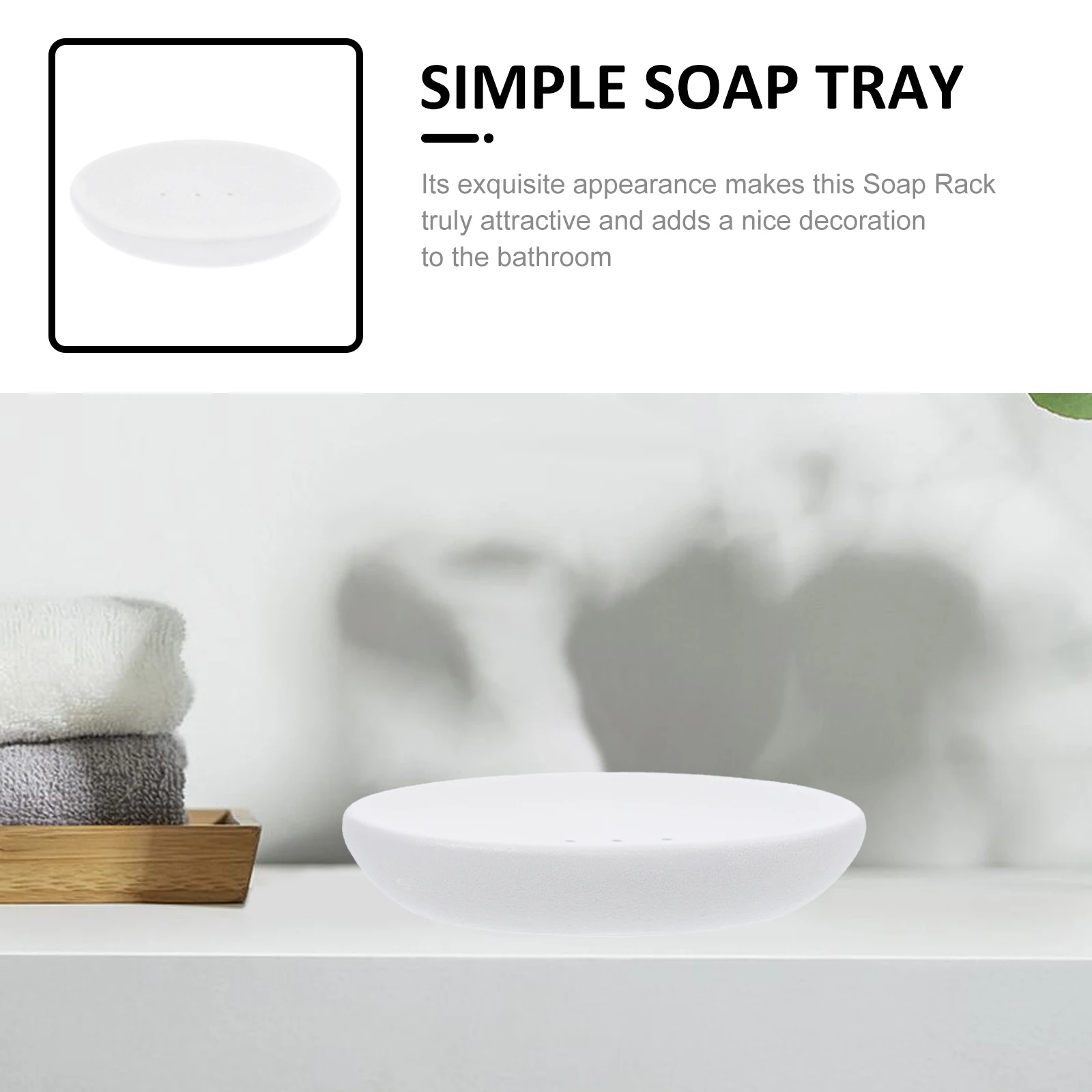 

Керамическая мыльница, экономящая пространство, коробка для мыльницы, функция естественной сушки, прекрасный внешний вид, аксессуары для ванной комнаты, аксессуары для ванной комнаты