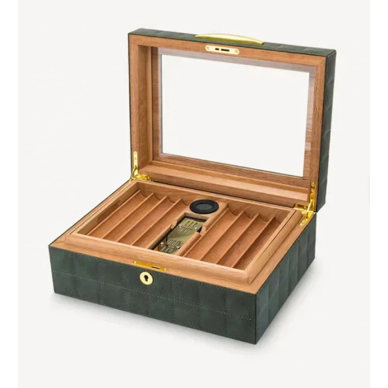 custom.Portable Luxury Lacquer Ceramic Cabinet Cigar Storage with-Proof and Features