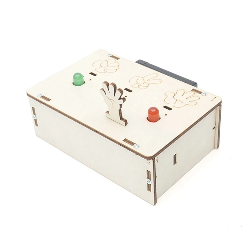 DIY Handmade Small Craft Smart Guessing Machine Learning Aids Science Class STEAM Experiment Kit Durable 14.5 X 10 X 5.5Cm