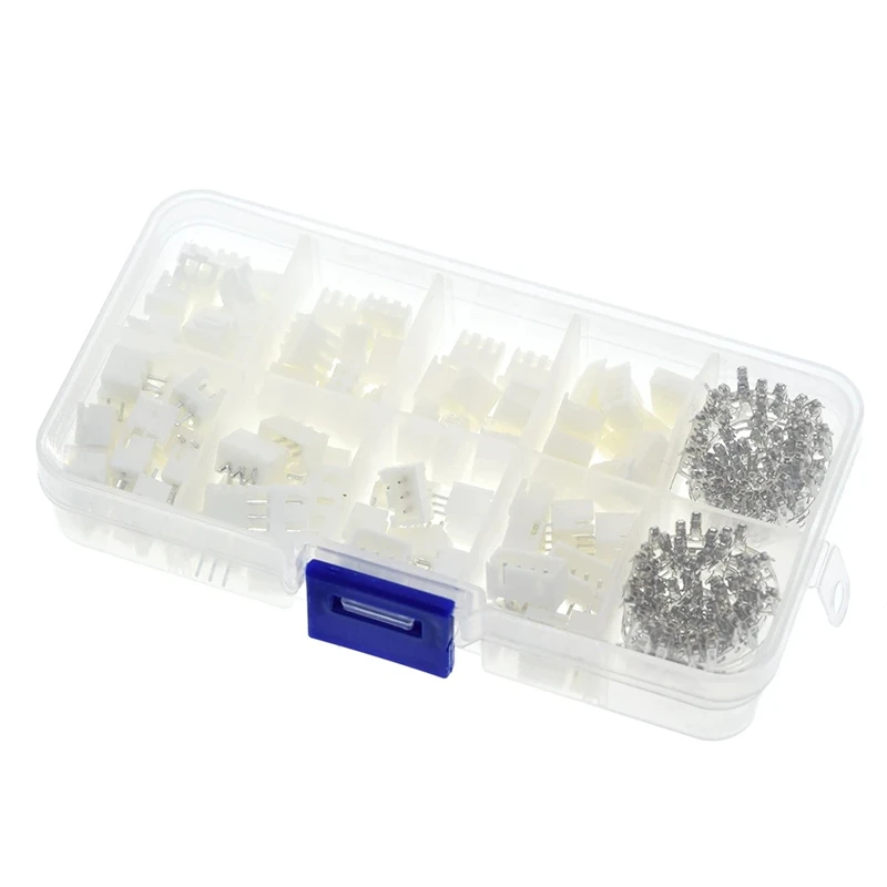 Kit de borne de siège à broche, connecteur JST, coque, 2P3P4P, XH2.54 mm, 250 pièces, 250 pièces