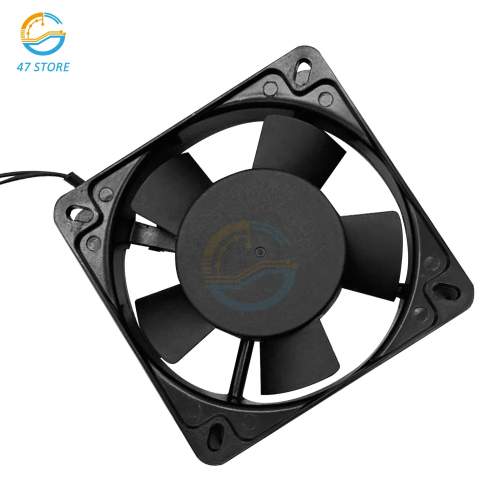 8cm 11cm Cooling Fan Industrial Case Fan Ball Bearing AC 110V 220V Brushless Cooling Fan High Speed Air Flow Exhaust Cooler Fan