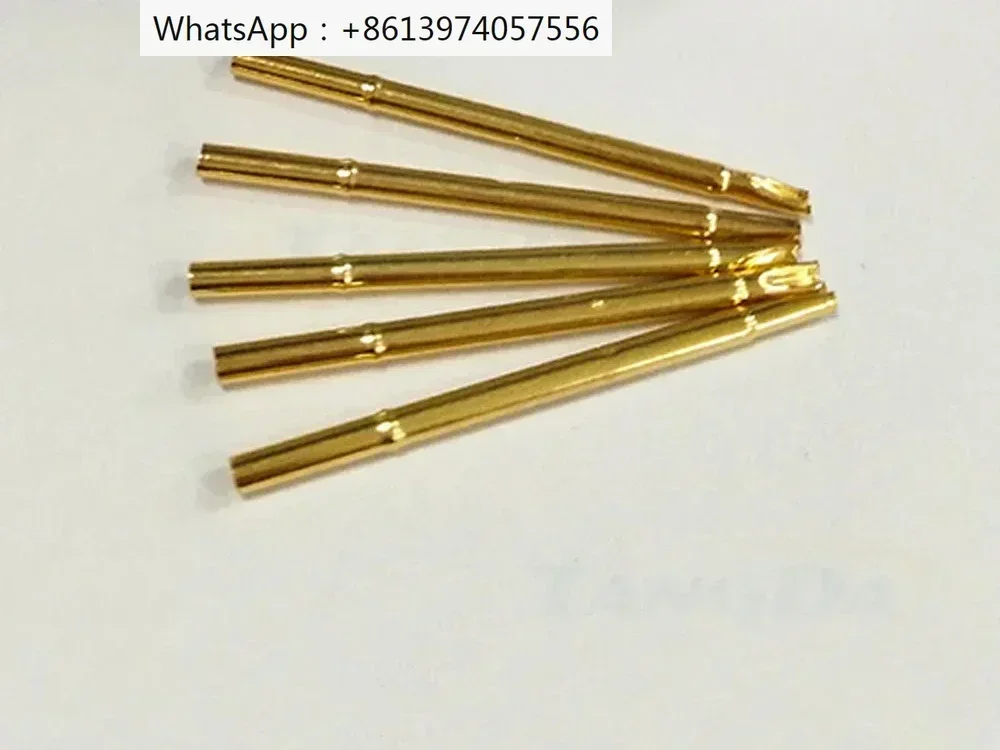 inqun KS-100 30G R100-4S KS100 30 G spring test probes pogo pin test fixtures needle sleeve seat tube GKS-100 series wire brass