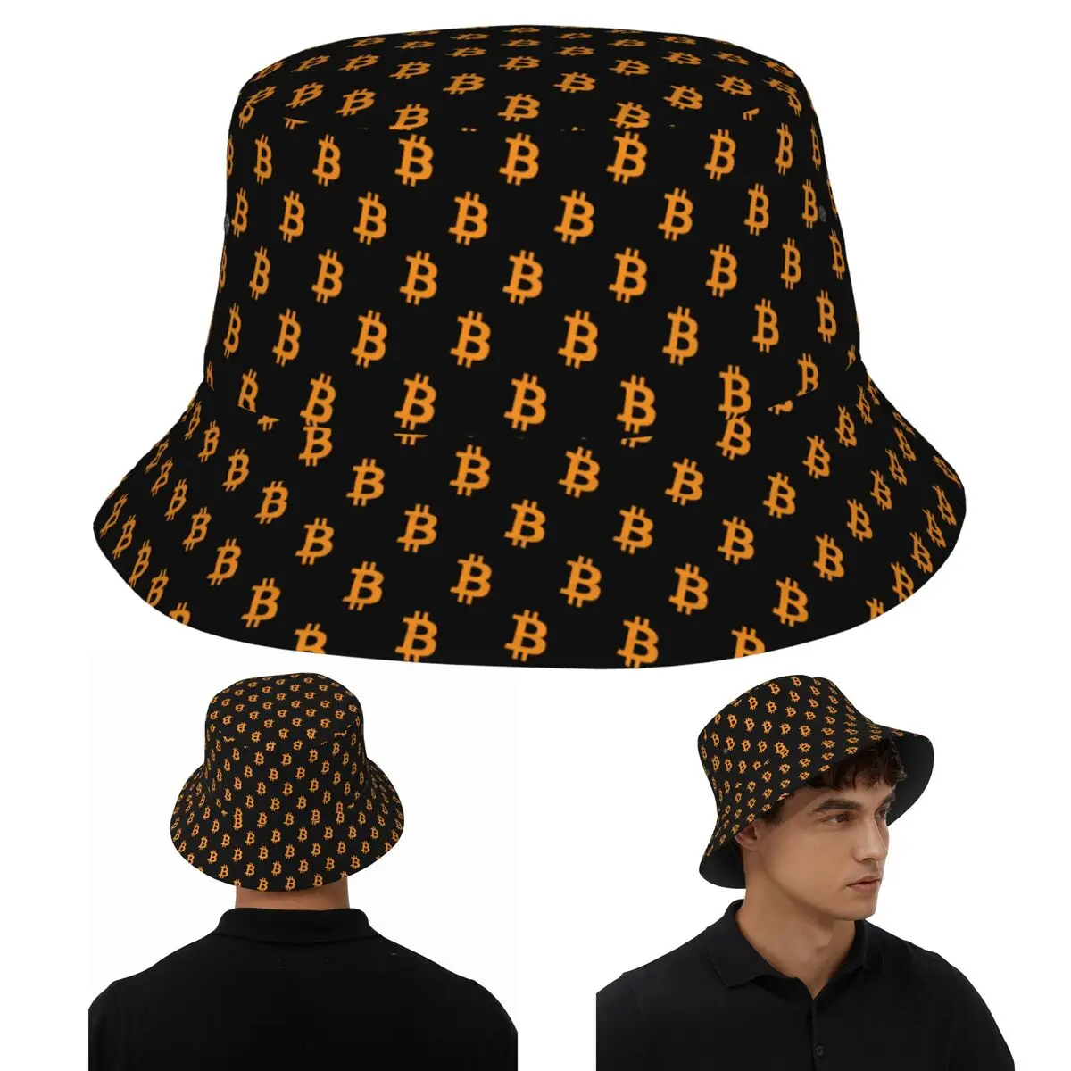 

Биткойн Криптовалюта Биткойн BTC Панама Панама для детей Боб Рыбацкие шапки для лета Рыболовные шапки Мужчина Женщина